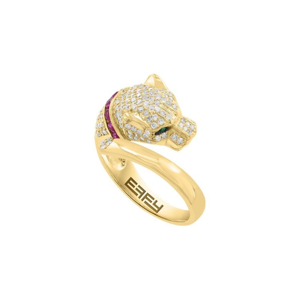 Effy Fine Jewelry 14K 0.97 Ct. Tw. Diamond & Ruby Ring